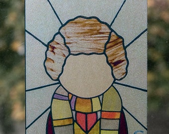 Adhesivo para ventana del cuarto doctor