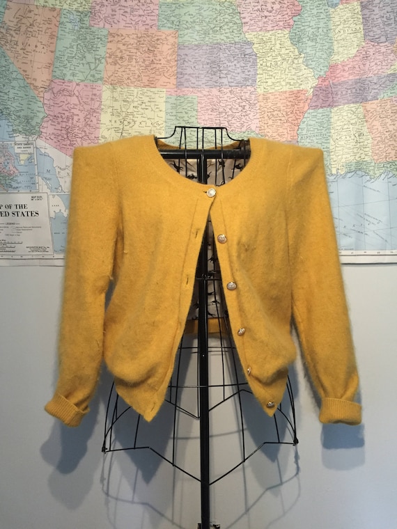 HWR (monogram) Anthropology cardigan sweater