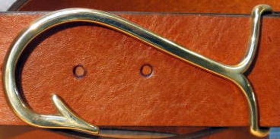 fish hook belt buckle
