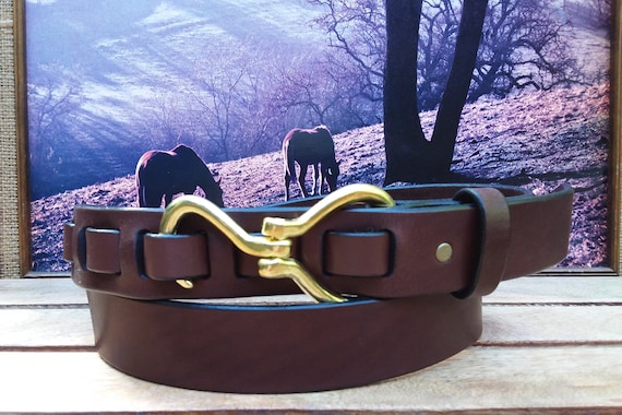 Equestrian Hoof Pick Leather Riding Belt - Etsy