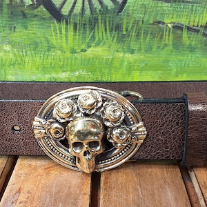 Greatful Dead Bertha Handmade Leather Belt