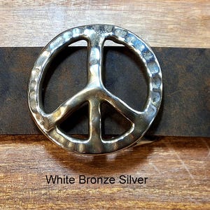 My World Peace Sign Buckle