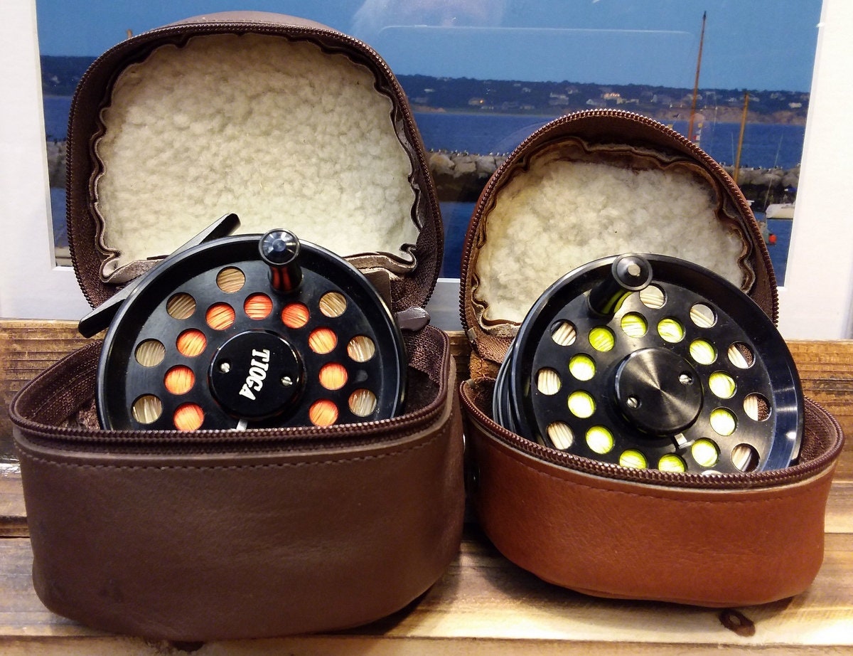 Leather Fly Reel Case -  Canada