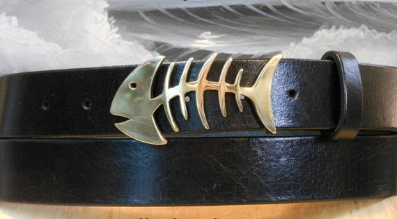 Fibbia Cintura Vintage Bronzo &ndash; Stile Biker Indiano &ndash; Larghezza 40mm