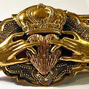 Irish Claddagh Belt Buckle