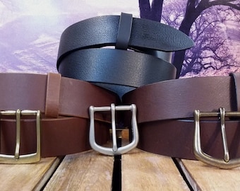 Artisan Handcrafted Oiled Leather Belt