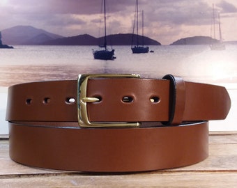 English Bridle Casual Leather Belts