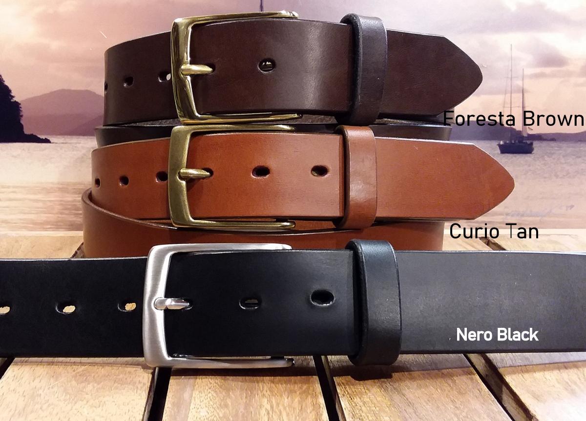 Cellar Leather Snap Shackle Hook Leather Sailing Belt 45”Lx1 1/2”W brown vintage Artisan Handcrafted Sea Captain Leather Sailing Belt  main image 4