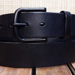 Artisan Handcrafted French Connection Hand Dye Leather Belt image 4