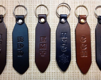 Custom Leather Key Fob