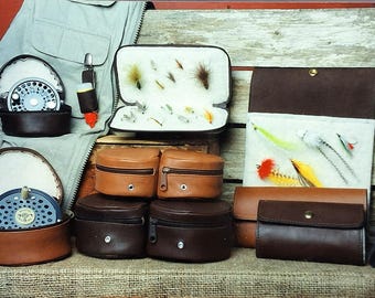 Artisan Handcrafted Fly Fishing Angler Leather Accessories