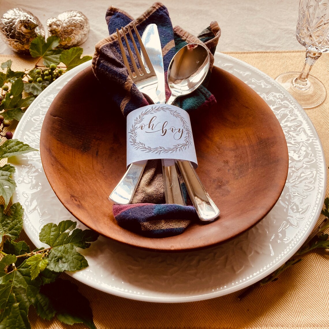 Napkin Holders 10 Pack Baby Shower Oh Boy Etsy