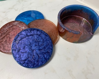 Posavasos galaxy de resina