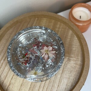 Resin coaster set | Resin coasters | Flower resin coasters | Handmade coasters