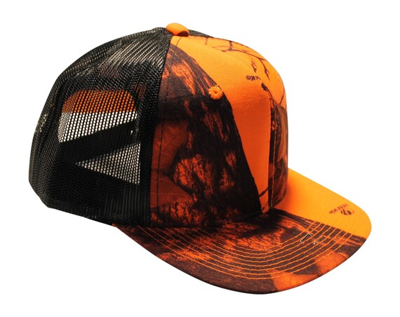 blaze orange snapback