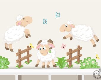 Stickers Mouton Bebe Etsy