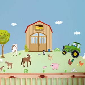 Wall sticker &quot;Farm XL&quot; 19 animals children&#39;s room baby room wall sticker wall tattoo