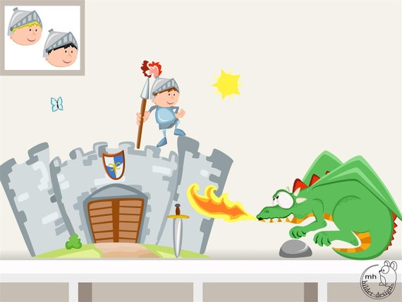 Wandtattoo Ritter Kinderzimmer The Ikea Table Tops