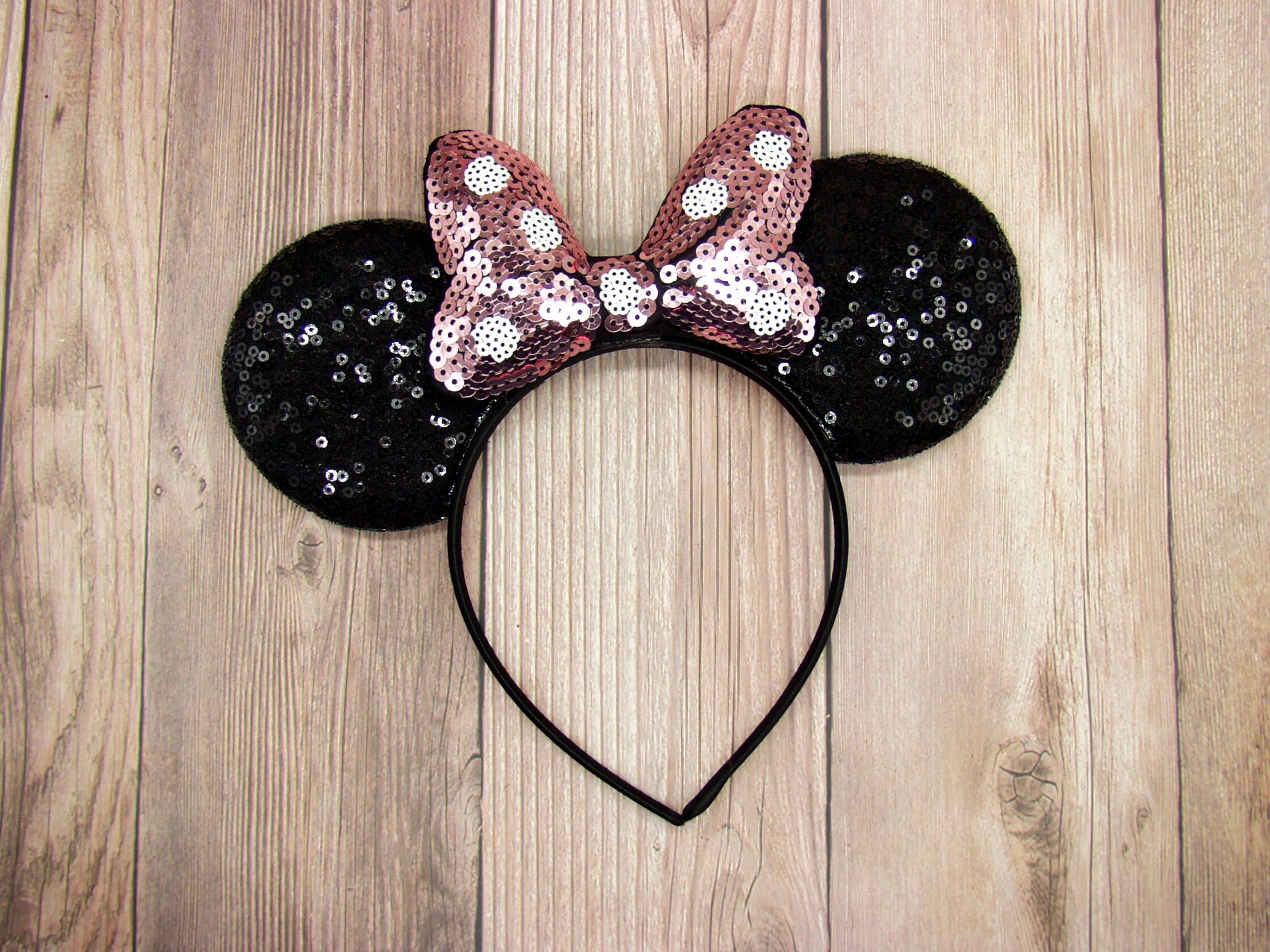 Disney Ears- Minnie Mouse Balloon ears with beautiful puffy bow Puffy Minnie Ears - Etsy main image 2