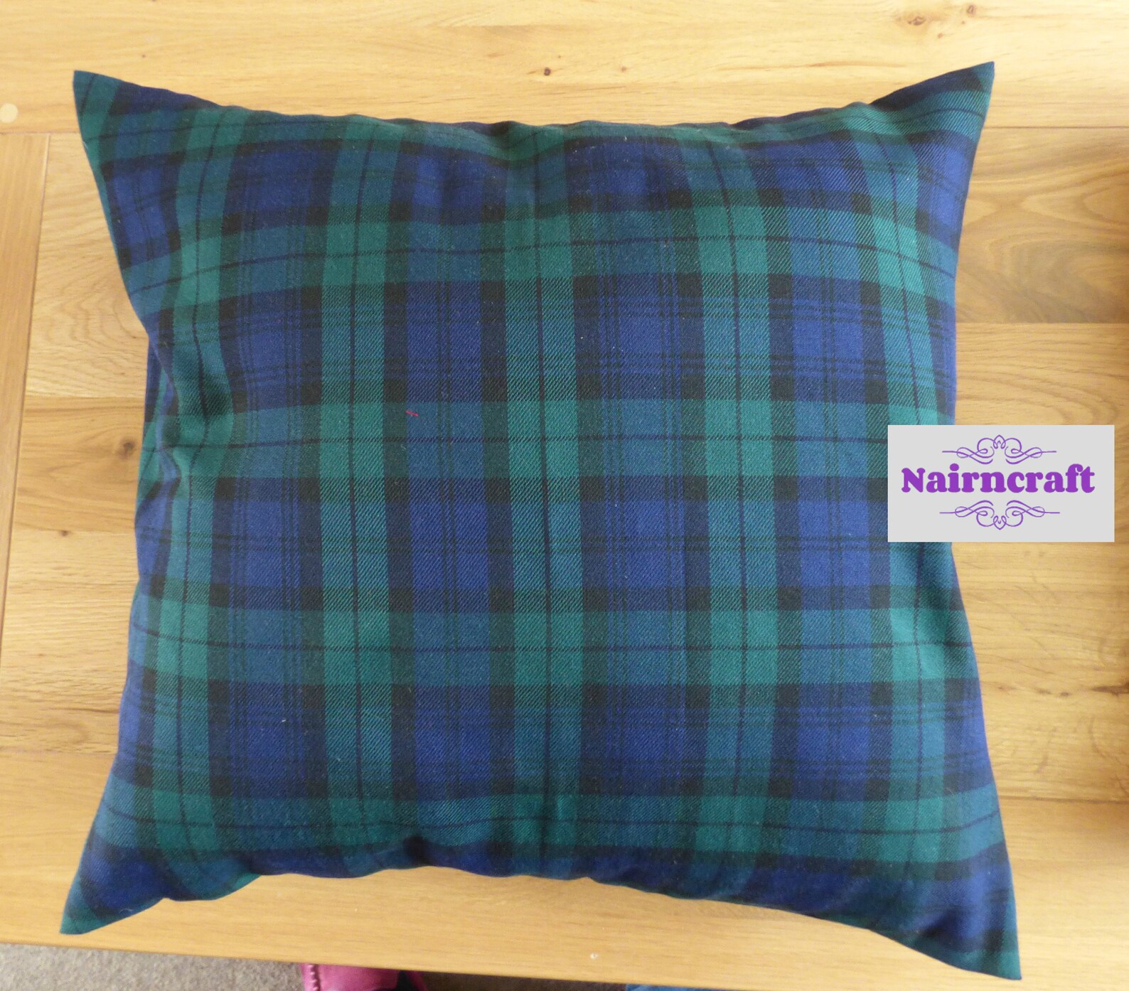 Tartan Pillow Farmhouse Pillow Cover in Black Watch Tartan Etsy
