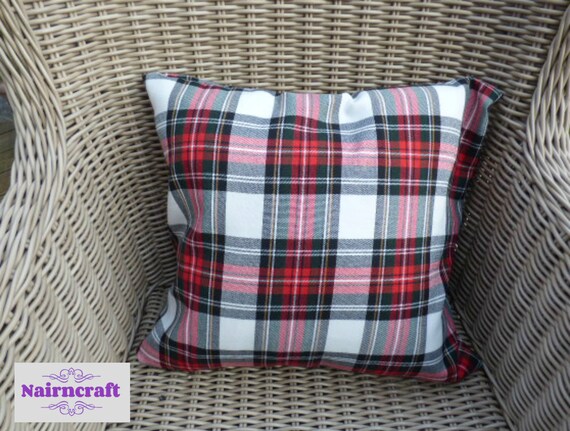 Tartan Pillow Christmas Pillow Tartan Pillow Farmhouse Pillow Cover in