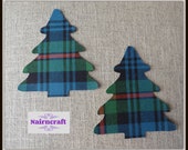 Christmas Trees - Applique - Patches - Motifs - Scottish - Tartan - Wool Fabric - Cut Out - Iron On - Sew On - Decorations - Embellishments Il_170x135