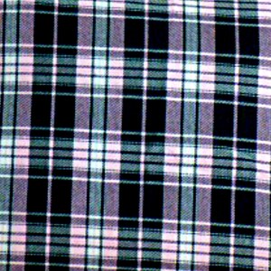 Tartan Pillow Farmhouse Pillow Cover in Black and Pink Tartan Plaid use as Cabin Decor image 5