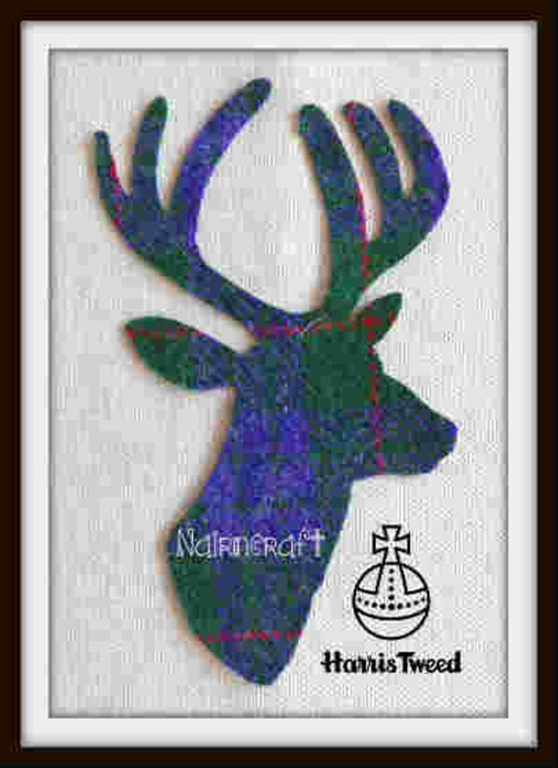 5 serviettes cerfs têtes Portraits of Deer Serviettes technique Animaux 1//4 cerfs