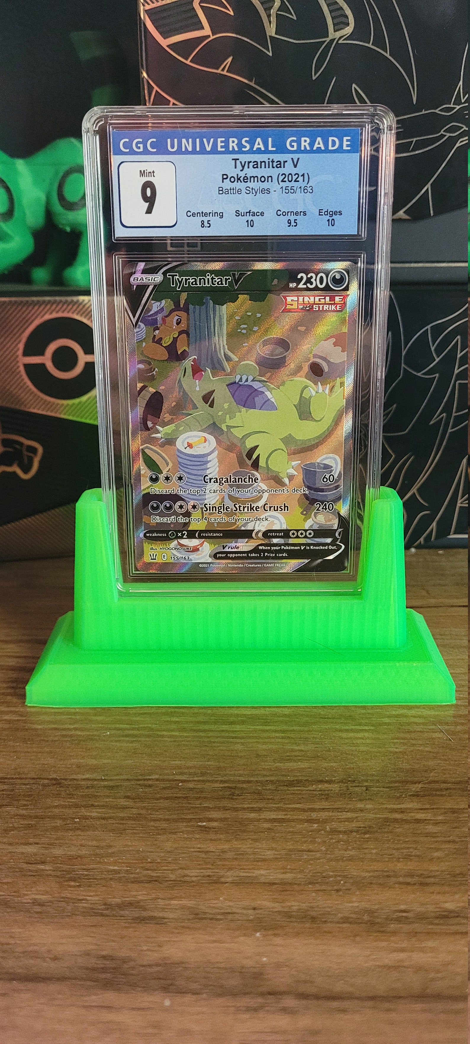 Graded Trading Card Slab Display Stand CGC or PSA Etsy