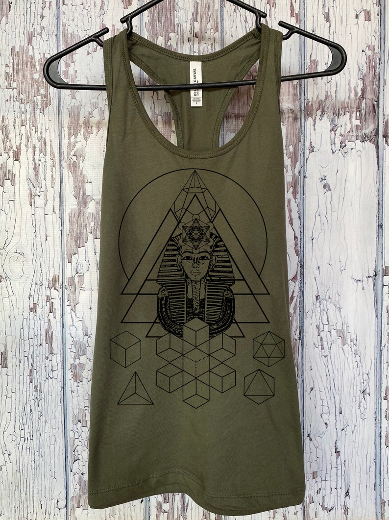 Women's Pharaoh's Dream Tank Top Egyptian Sacred Etsy
