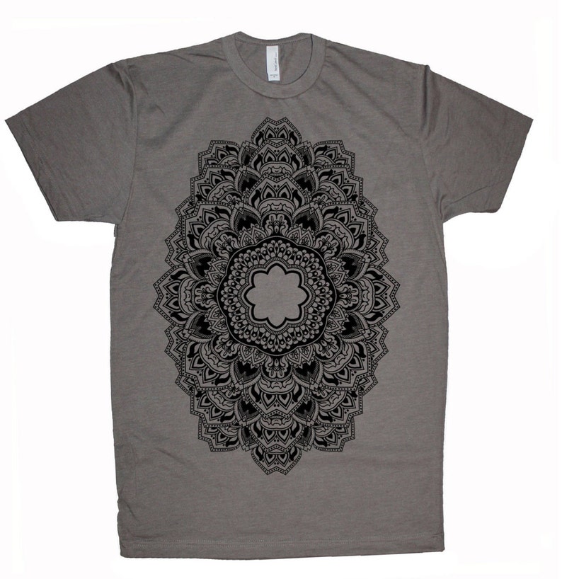 Men's REPEATER Shirt Sacred Geometry Dotwork Tattoo Style - Etsy