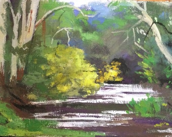 Buckland River; Buckland Valley; Australian made; Australian paintings; original paintings; Impressionism; Victoria; Birthday presents; Art