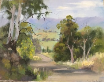 Alexandra; Victoria; Christmas gifts; Oil paintings; Australian paintings; Australian made; Australian Art; arty gifts; original art; Towns