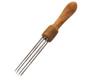 Deluxe 8 Needle Felting Tool, Cherry Felting Needle Holder up to 8 Needles