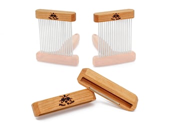 Magnetic Comb Caps for Bam Fiber Works Combs~  -Bam Fiber Works Original Design- Wool Comb Covers