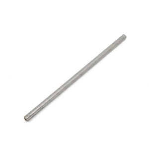 May include: A silver metal rod, approximately 12 inches long, with a slightly rounded end.