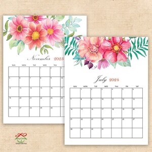 Digital Scrapbooking Kits, 2024 calendar QP-generic-(MSG), Calendars,  Craftable - Printables, Planner - Journaling