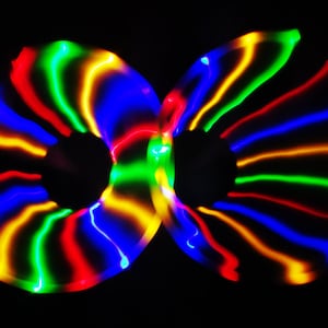 LED Hula Hoop Two Piece HDPE ~ Dazzle ~ Converts into Minis