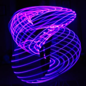 LED Hula Hoop ~ Purple Urple ~ ALL Purple LEDs