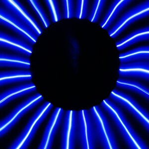LED Hula Hoop ~ Huey Bluey ~ ALL Blue LEDs