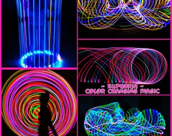 LED Hula Hoop ~ Euphoria ~ Color Changing Magic