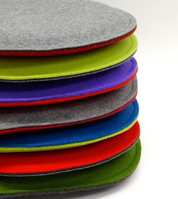 Sitzkissen rund aus Filz | Etsy