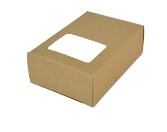 Kraft Soap Box 3.5"×2.5"×1.25" Boxes Packaging | Sample 1 5 10 25 50 100