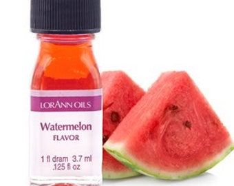 Watermelon Lorann Super Strenght Flavor Oil Dram | Lorann Candy Baking 0.125 oz