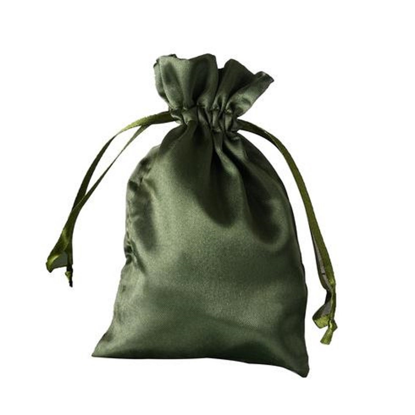 Satin Drawstring Apple Green Bags 3x4 4x6 5x7 6x9 Etsy