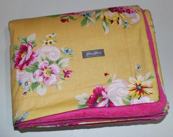 Circa Flower Minky Blanket