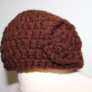 Princess Leia crocheted hat--INFANT
