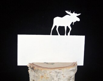 BLANK Assorted Animal sillhouette Cut Out Escort Card, for use with Holder. Placecard, Seating cards