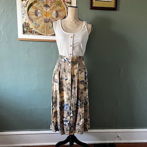 Vintage Print Rock | Authentische Vintage | Echte Vintage | 1990er Jahre | Plus Size Vintage Rock