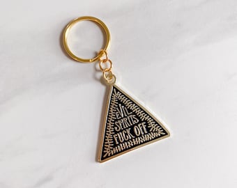 Evil Spirits Enamel Keychain